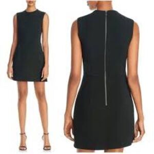 French Connection Whisper Women's Sleeveless Mini Dress Black Size 0